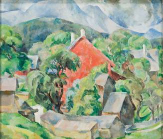 Landscape with Red Gable