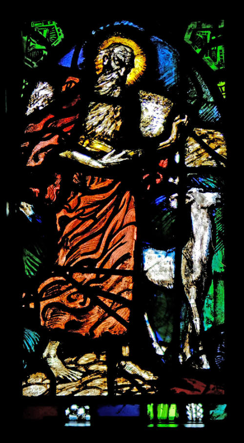 The Life of St Colman MacDuagh (left panel)