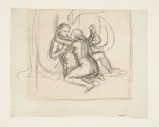 Studies for Early Pictures [Two Figures on the Ground]