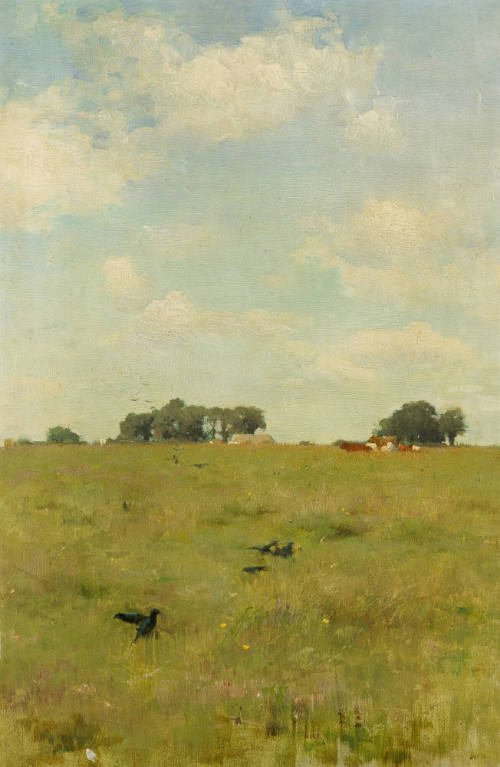 Field with Trees and Sky, or Landscape with Crows