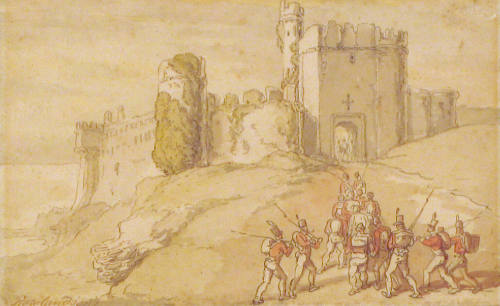 Soldiers Returning to Castle