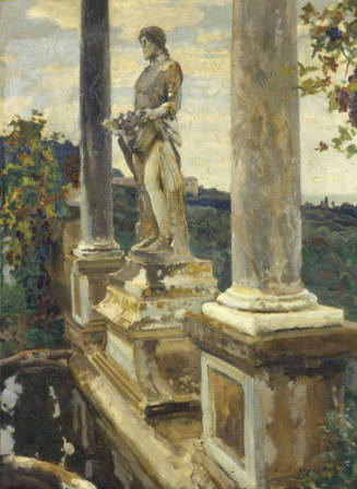 Statue at Vertumnus at Frascati