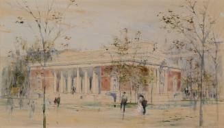 First design for proposed Gallery of Modern Art, St Stephen's Green [View of proposed Building only]