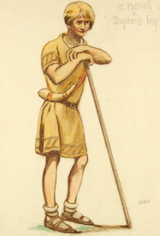 Saint Patrick as Sheperd Boy