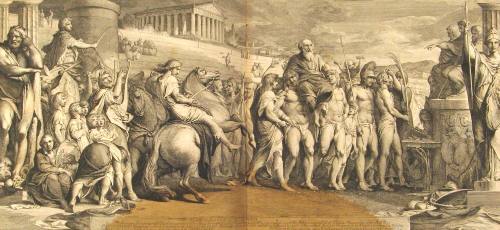 The Diagorides Victors at Olympia [4 of 17 Prints]