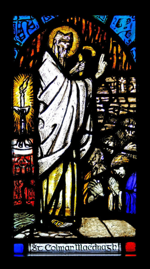 The Life of St Colman MacDuagh (right panel)