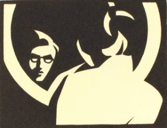 6. The Model and the Mirror [6 of 12 Wood Engravings]