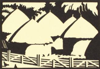 12. The rick Yard [12 of 12 Wood Engravings]