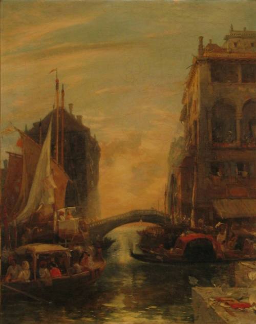 A Canal Scene, Venice