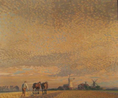 Ploughing on the Sussex Downs (La Chârrue)